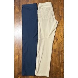 Lululemon ABC Pants Warpstreme Classic Fit Mens Size 34x33 LM5426S Lot Of 2